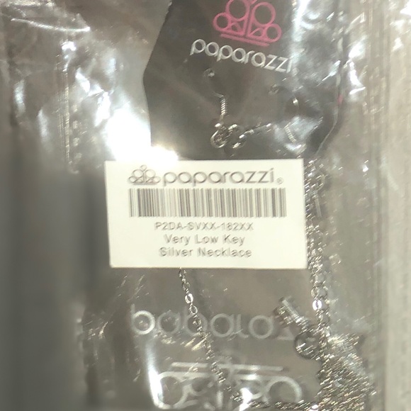 Silver Key Necklace and Earrings Set - Picture 2 of 2